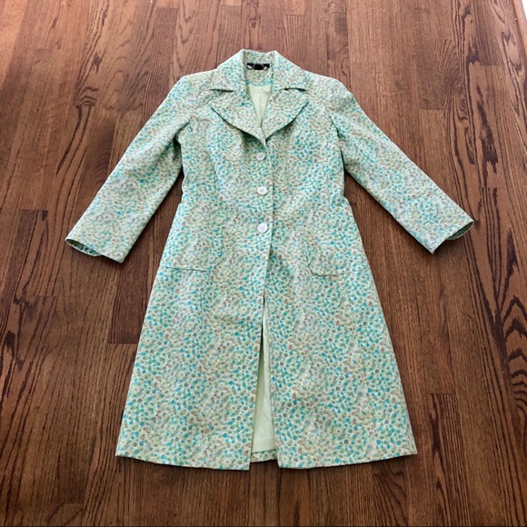 Express Ditsy Floral Print Jacket, Size XS - Picture 4 of 8